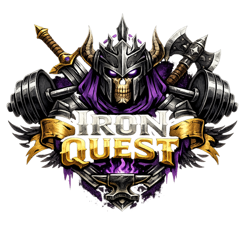 IronQuest armored skull emblem